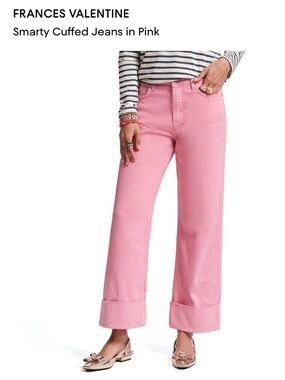 Frances Valentine Smarty cuffed Jean